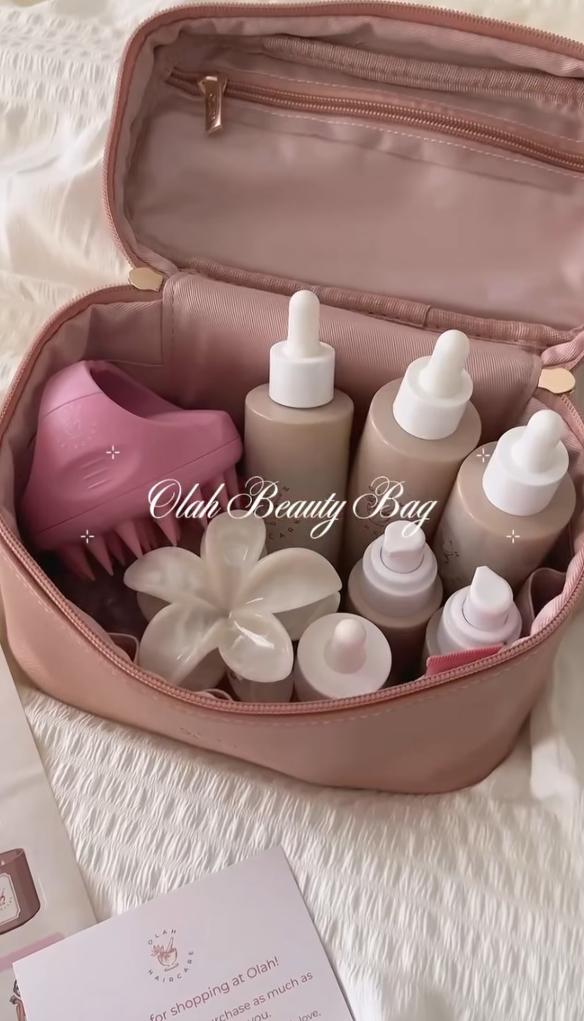 Inside Olah’s Beauty Bag